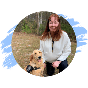 Judy Petry and TWAIN Assistance dog team